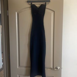 DISSH Raven Black Bandeau Midi Dress